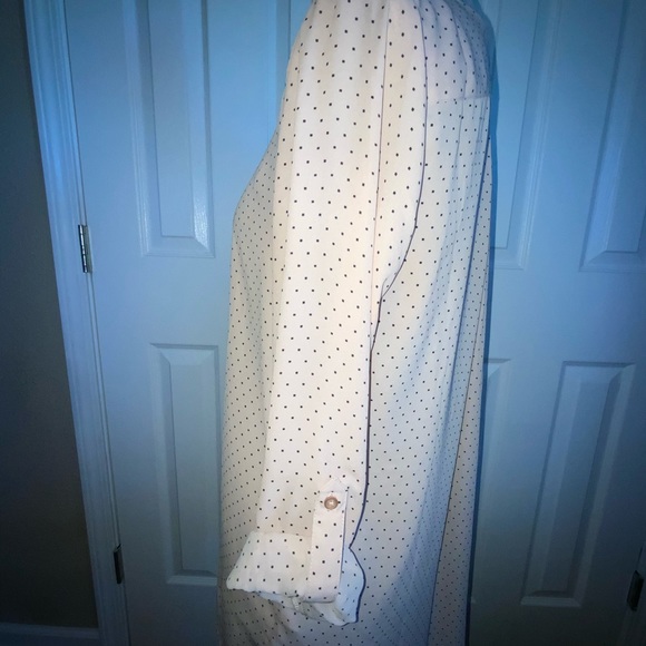 DE collection zipper front blouse size M - Picture 3 of 6